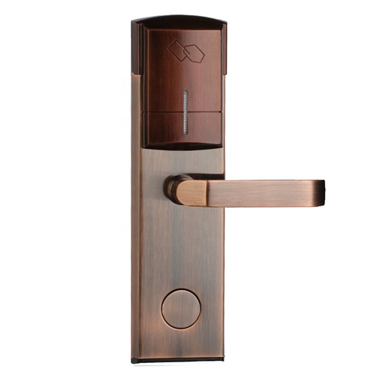 Good Stainless Steel Material Smart Card Key RFID Access Control Hotel Door Electronic Lock