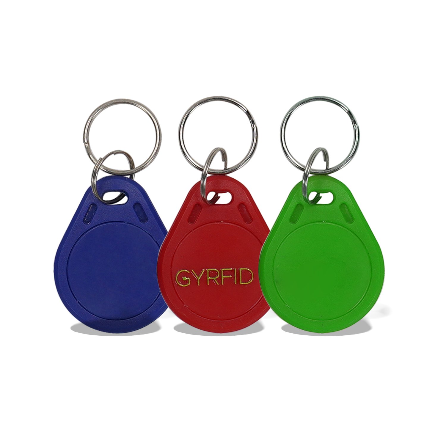 Customizable Programmable ABS Colorful NFC Key fob 13.56MHz RFID keychains tag for door access control