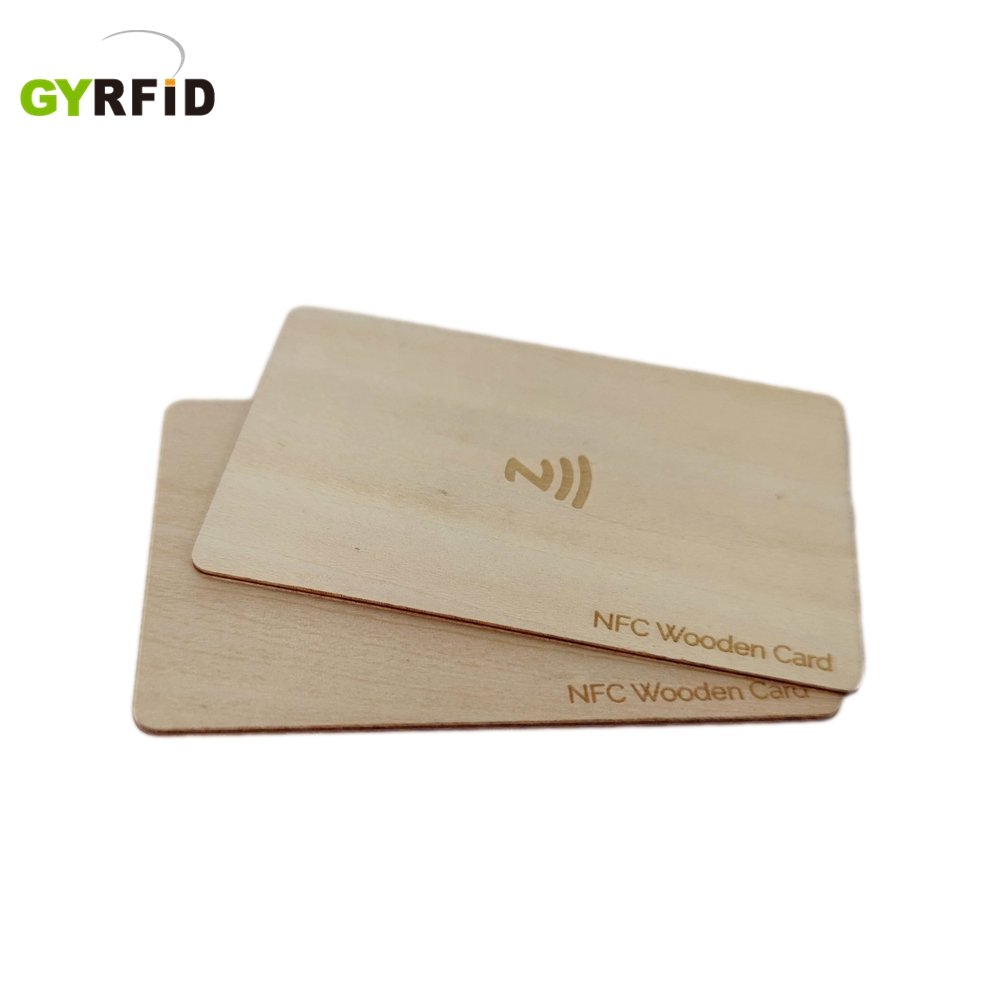 Customized NFC eco-friendly bamboo wooden nfc card Access Control Card