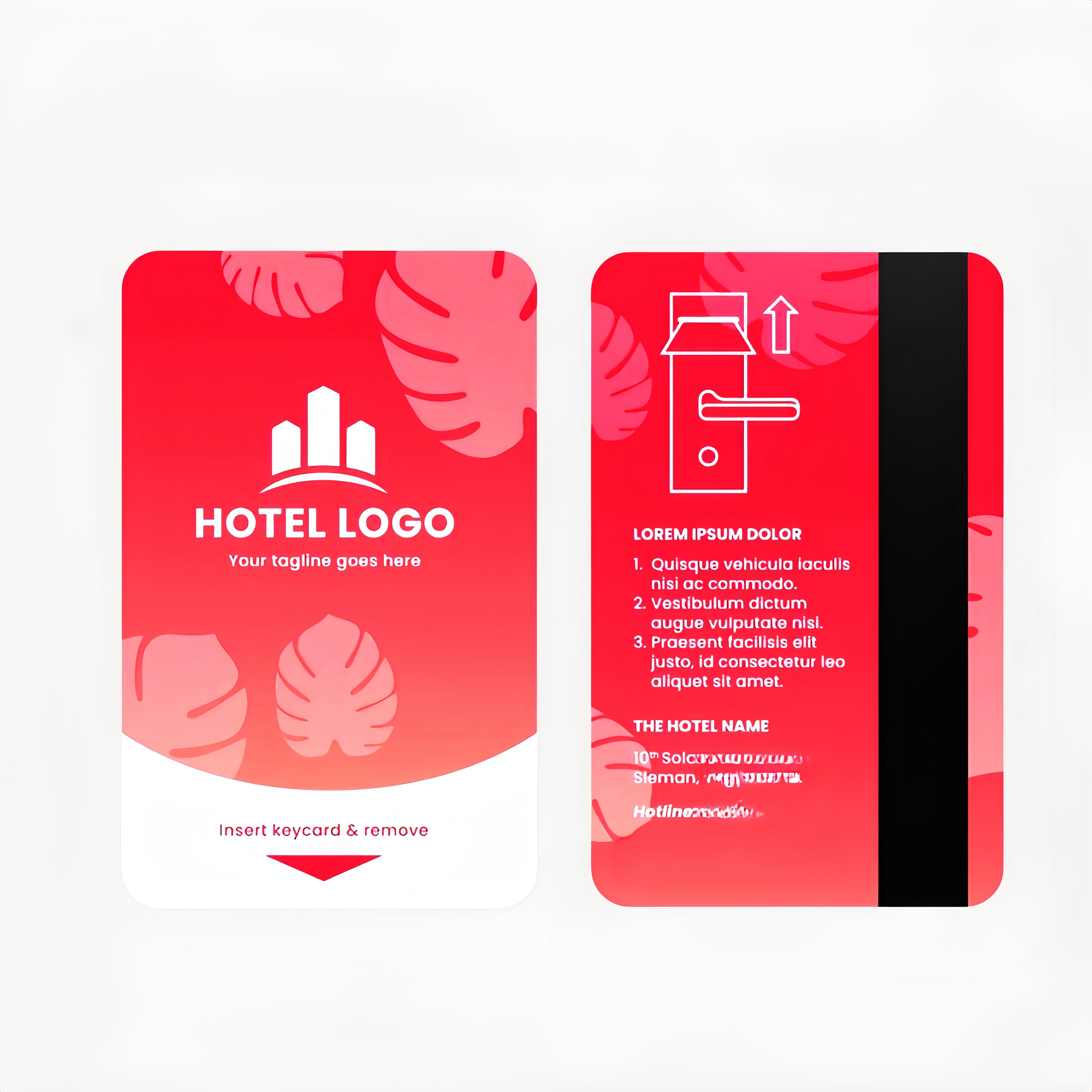 Printing RFID NFC Chip Member Hotel Key Visiting Access control Card With Magnetic Stripe