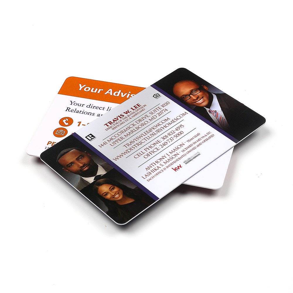 PVC Business cards Custom Plastic Smart Luxury Transparent Business card Printing NFC Embossed Business card