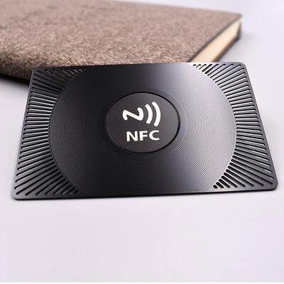 Custom Nfc Metal Cards With Qr Code RFID Gold Full Metal Name Business Card