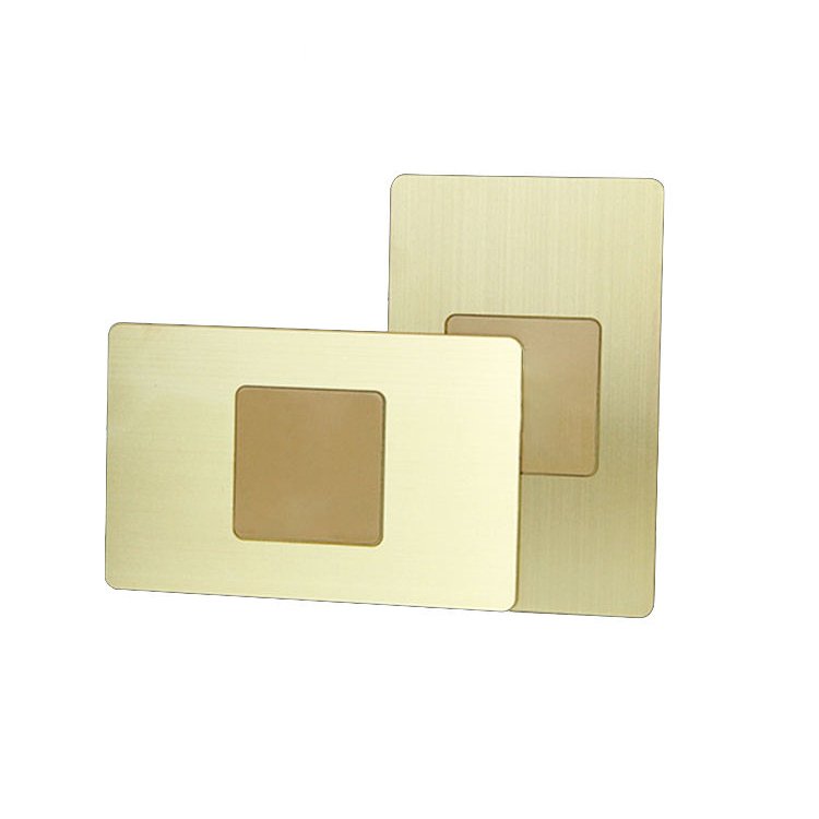Custom Nfc Metal Cards With Qr Code RFID Gold Full Metal Name Business Card