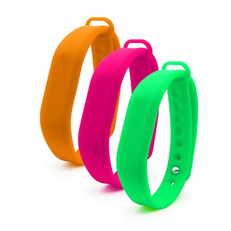 NFC Smart Silicone Wristband 13.56MHz 1K RFID Waterproof Mini Silicone Tag for Access Cashless Payment