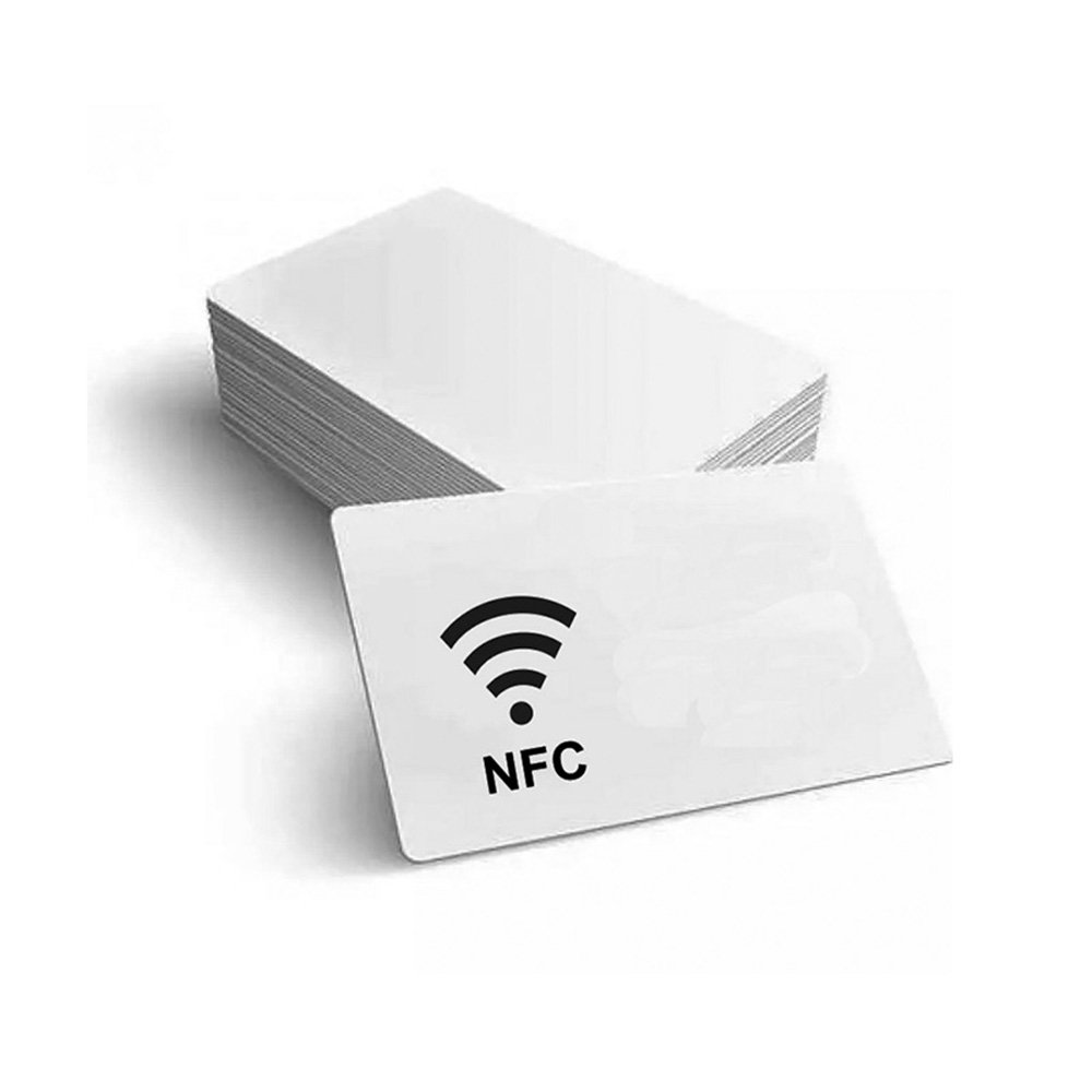 CR80 Plastic Programmable 13.56mhz Scan NFC NTAG213 NTAG215 NTAG216 Google Review NFC Card