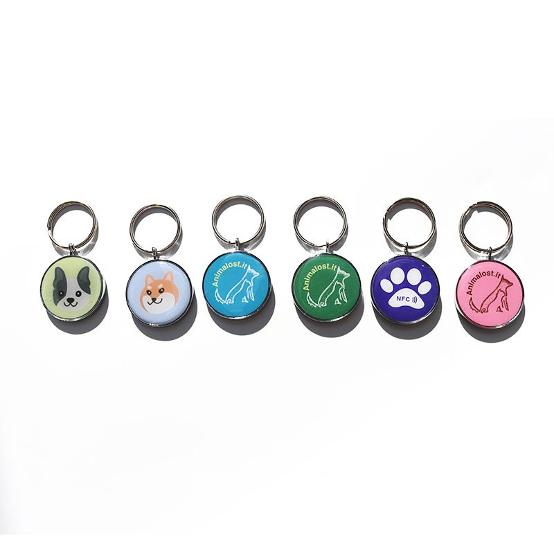Proximity RFID PVC Card Tag ID Smart Access Control key ring with Epoxy Material
