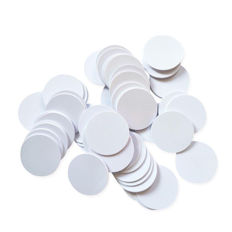 25mm Diameter RFID Chip mifare-classic 1k F08 M1 Blank IC Card 13.56Mhz Access Control Cards