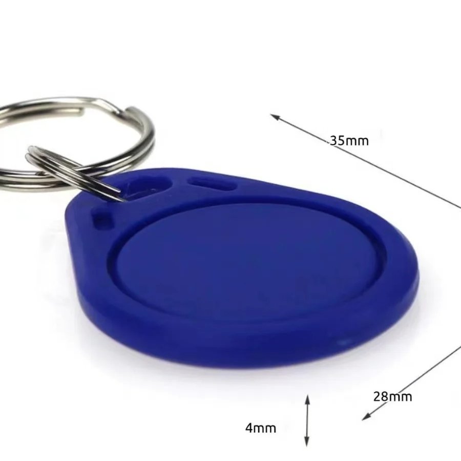 Factory Wholesale Price T5577 Temic nfc rfid Keyfob with keychain