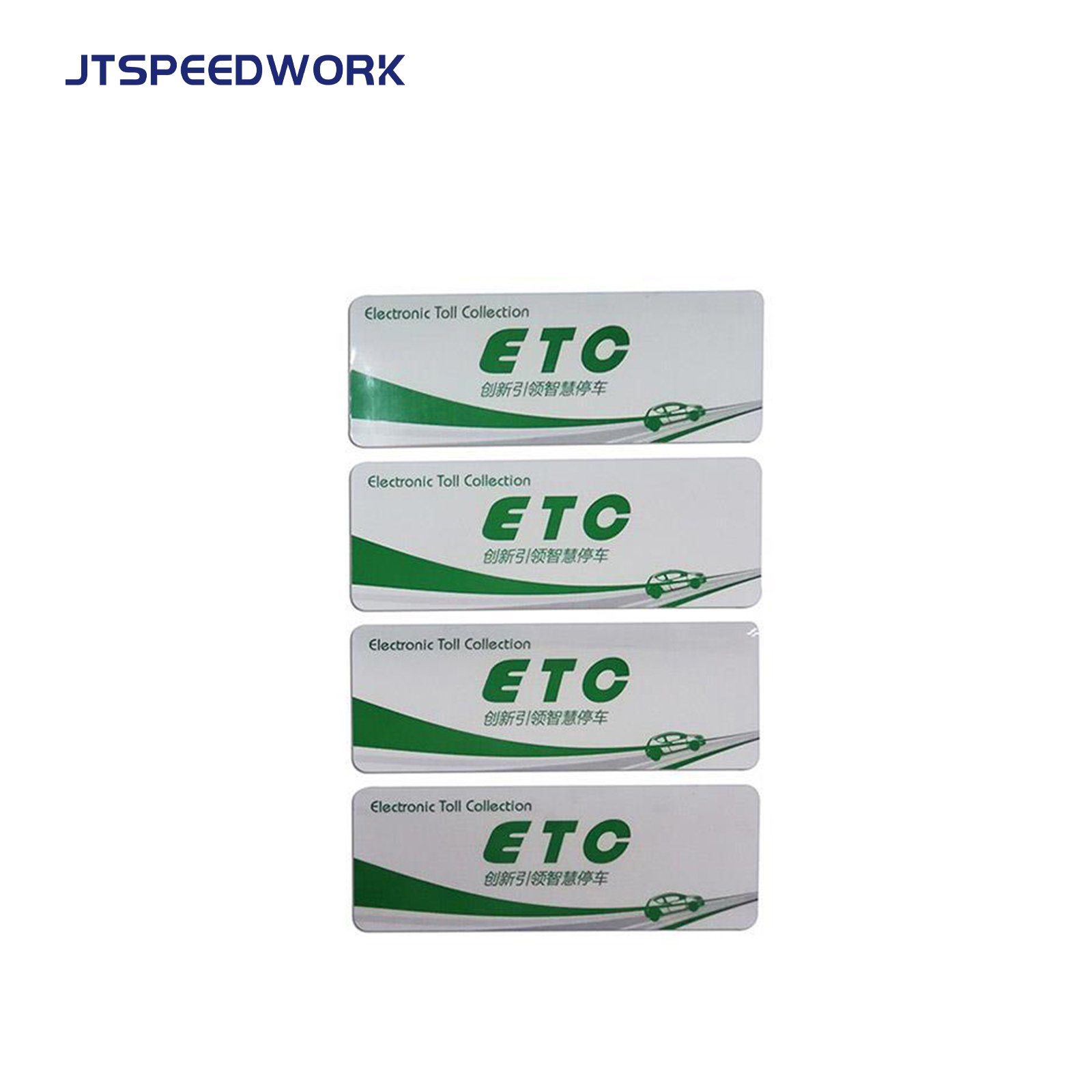 JT-306-3 RFID Paper Sticker Anti Theft On Metal Stickers Bulk Roll Custom Printed Anti-Metal UHF Programable Tga For Car