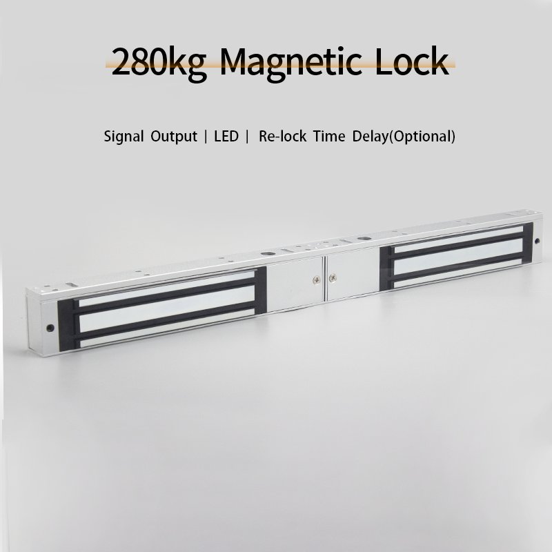 280kg double door magnetic lock electromagnetic access control lock wholesale wooden iron and glass door lock