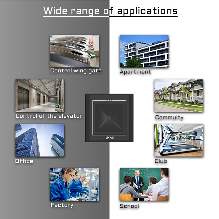 AC8030 Access Control Card Reader USB RS485 Wiegand QR Code Scanner 13.56MHz RFID Reader Access Control System for KIOSK VENDING