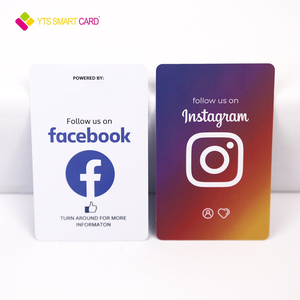 YTS Custom series printing Smart NFC Rfid Google reviews google play gift business access control cards