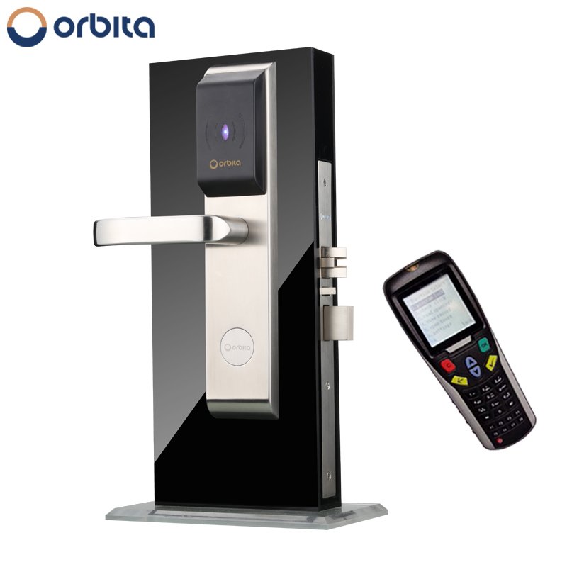 Electronic Digital Rfid Hotel Smart Key Card Door Lock System For Hotel Room, Hotel Door Lock With Management Software System