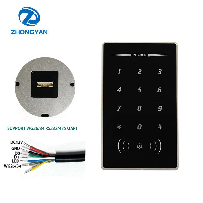 13.56Mhz Support Mifare Classic 1K IC Card Reader RFID Proximity RS232 RS485 UART Interface Smart Access Control Card Reader