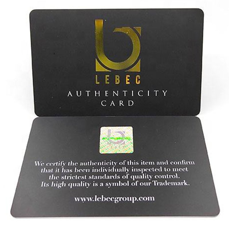 Custom Card Printed Id Hologram Laminate Hologram Warranty Card Certificate Pvc Id Card With Hologram Stamping