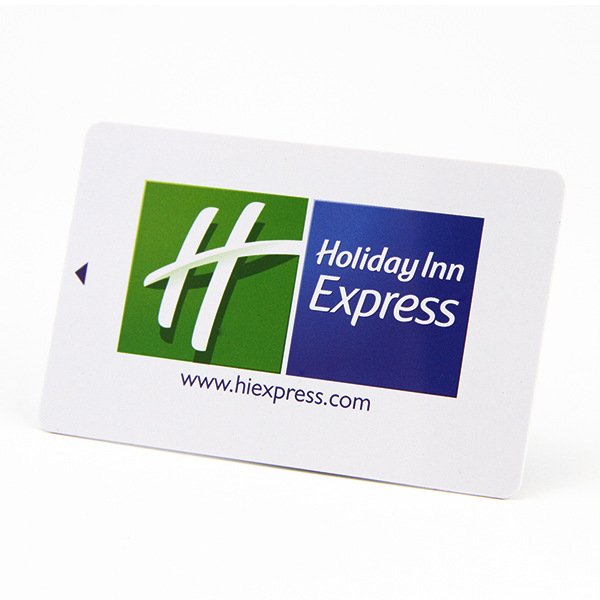 Wholesale Plastic PVC material white card can customized Youtube Google NFC 13.56mhz RFID door Lock Card Hotel room power card