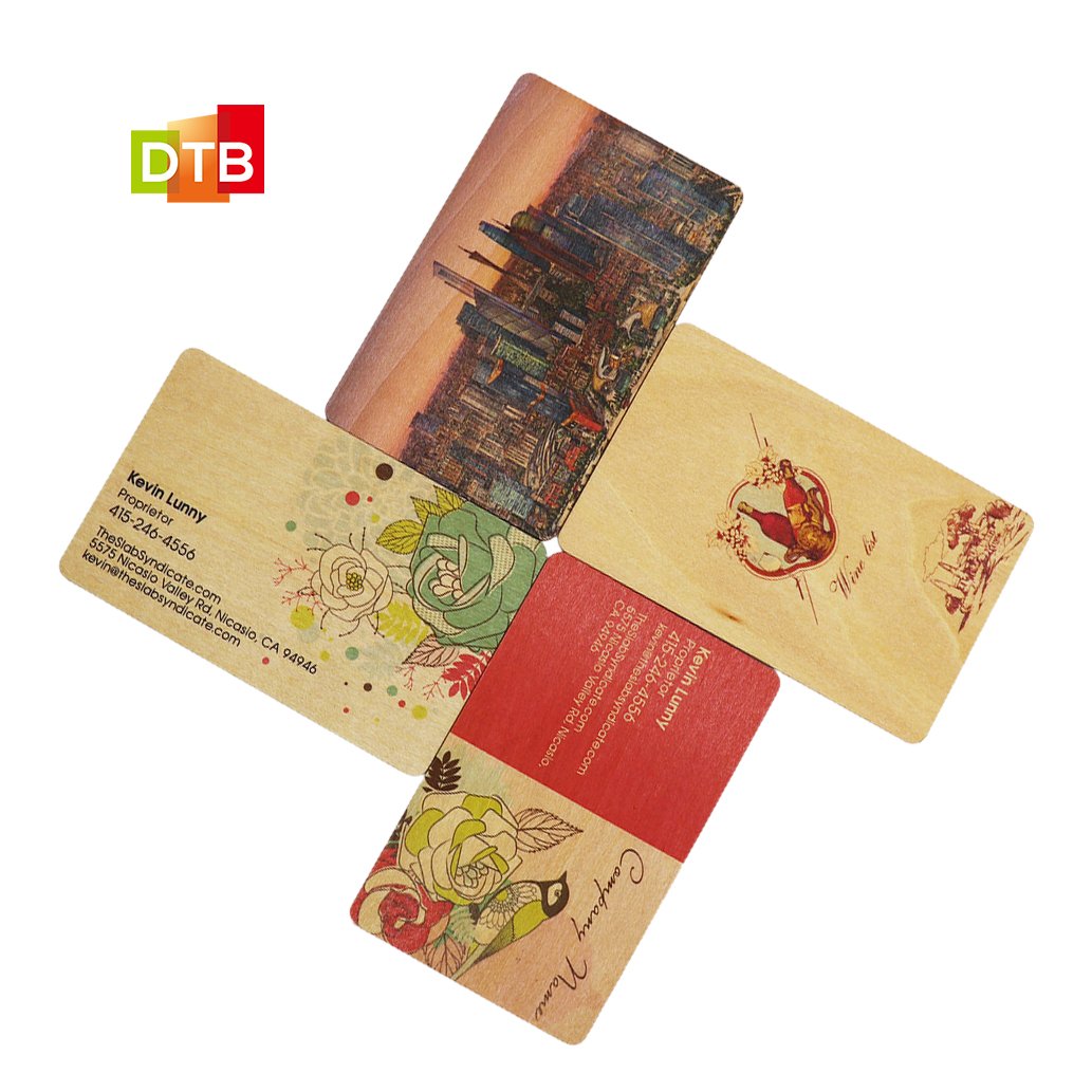 Custom RFID Bamboo/Wooden Smart Card For Hotel Key Access Control Nfc Bamboo/Wood Business Cards