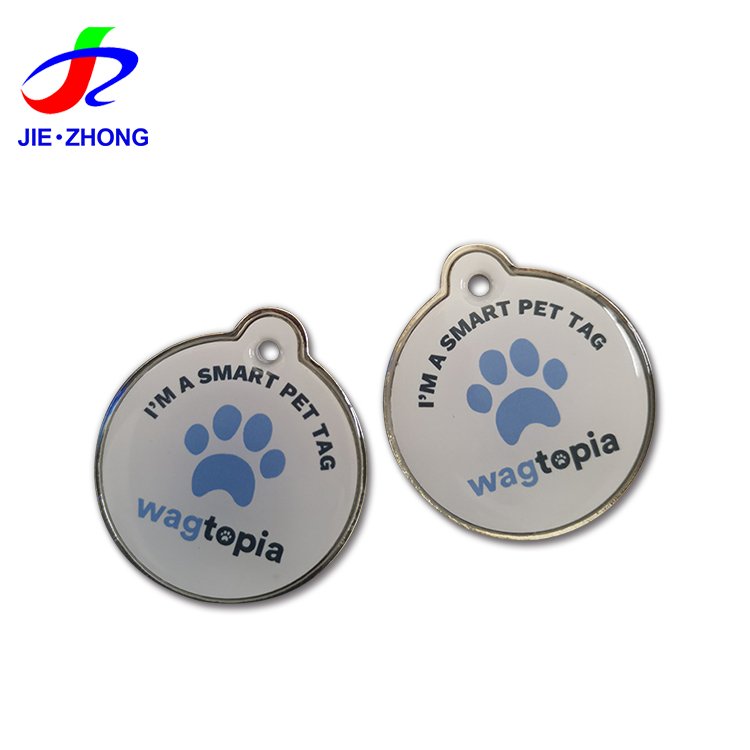 Customized 13.56mhz RFID Round Epoxy Tag NFC Smart Key Fob Epoxy Cards