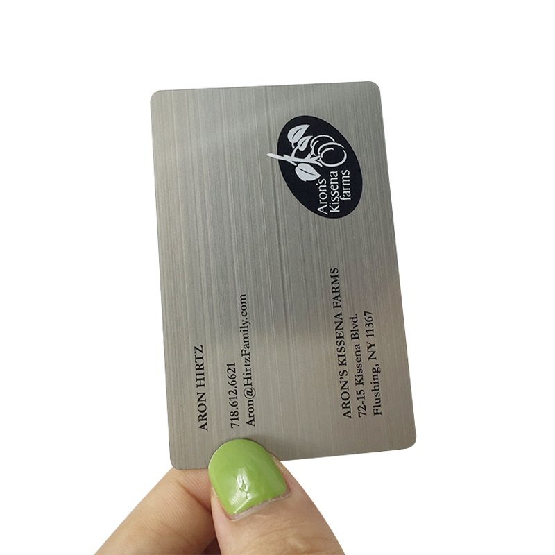 Metal Card Gold Silver Business RFID PVC Card ISO15693 Hotel Access Control Custom Printing NFC RFID Card