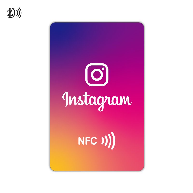Tiktok Custom Review 13.56Mhz PVC Card Chip FM11RF08 Google Review Card