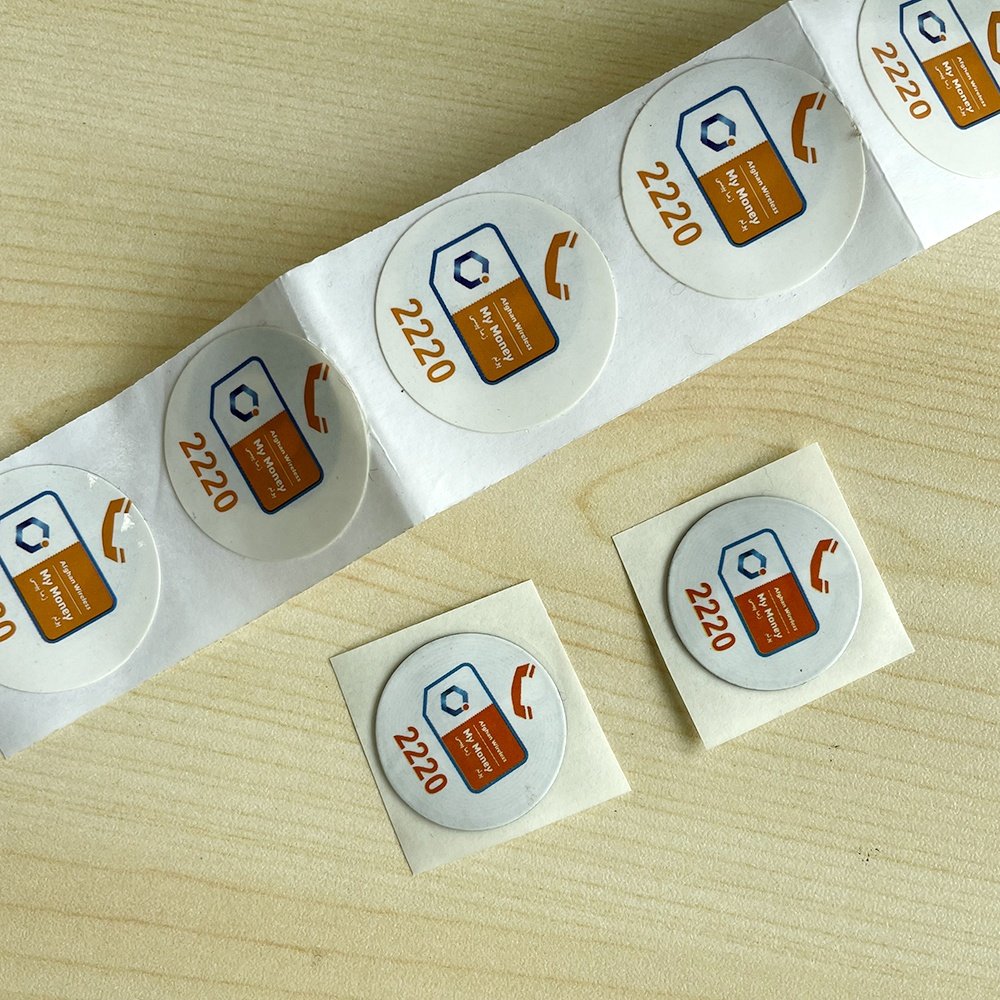 RFID 13.56Mhz 30mm 215chip nfc card tag blank coin RFID plastic pvc digital festival coin card