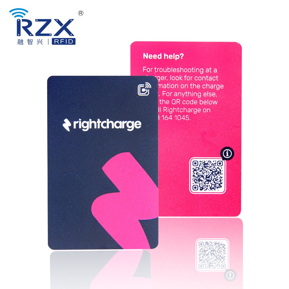 Custom Logo Printed QR Code NFC Smart PVC Card 13.56mhz Plastic for Business Card/ Social Media Card