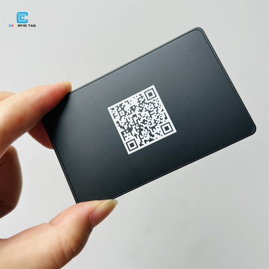 Custom Print Premium Visiting Blank Business NFC Rfid Metal Business Cards Membership Cards