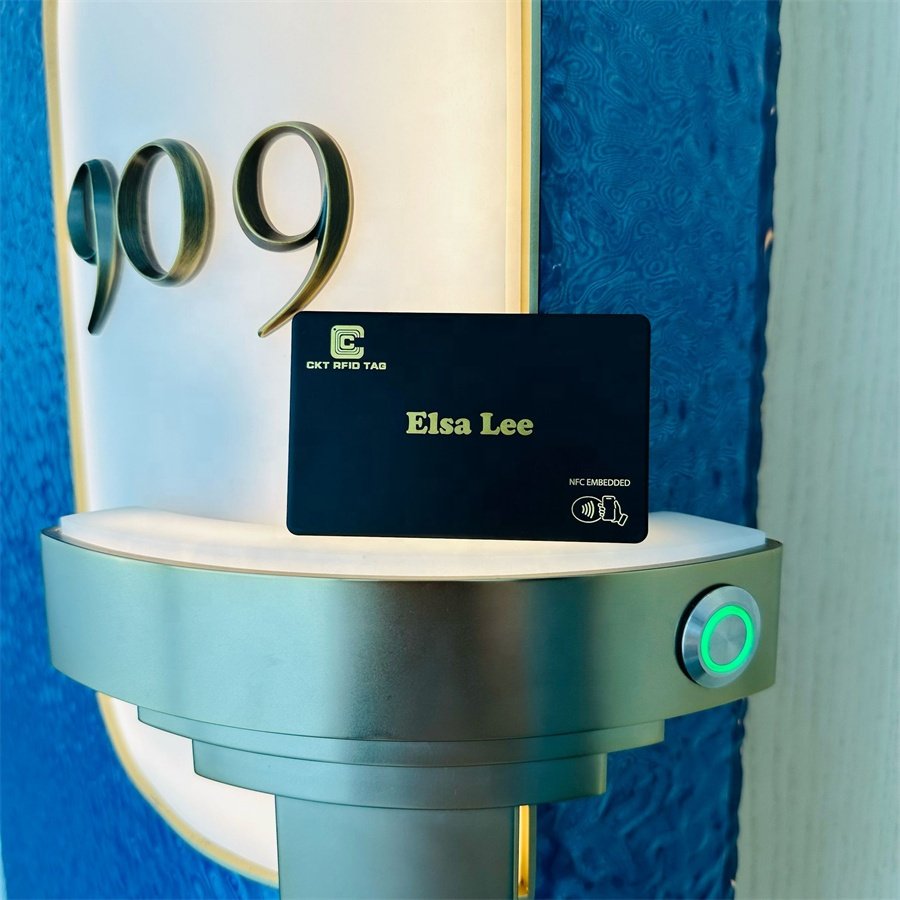 Custom Print Premium Visiting Blank Business NFC Rfid Metal Business Cards Membership Cards