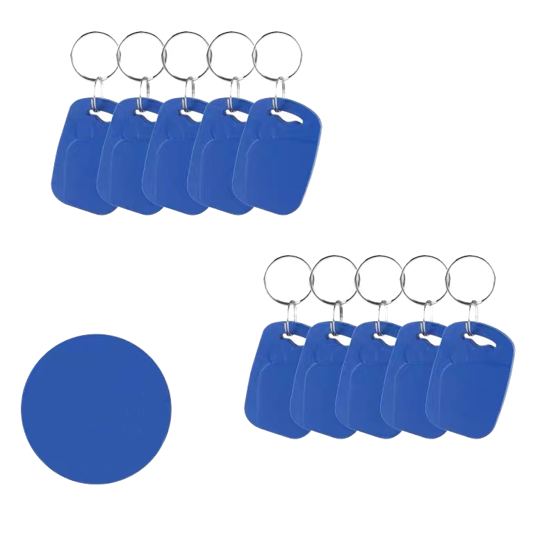 Wholesale nfc epoxy keychain TK4100/EM4200/RF08/S50 chip Proximity Access Control Keyfob Tag 125KHz Rewritable RFID Keyfob