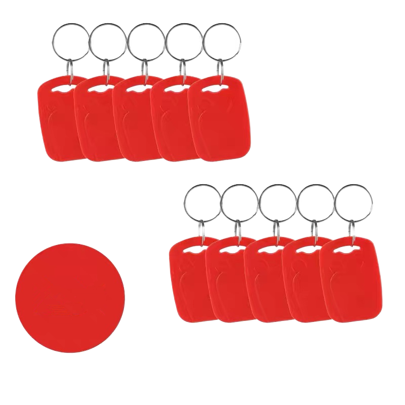 Wholesale nfc epoxy keychain TK4100/EM4200/RF08/S50 chip Proximity Access Control Keyfob Tag 125KHz Rewritable RFID Keyfob