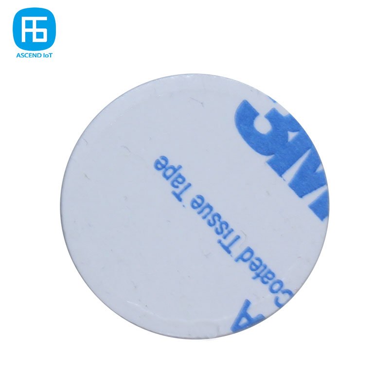 Diameter 25mm Round with Self-adhesive 213 215 216 Chip Custom Blank RFID Plastic PVC NFC Card