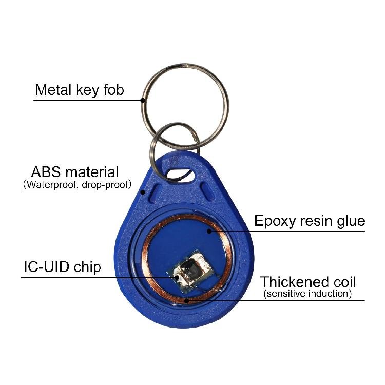 NFC Keychain Keyfob 13.56MHz Blank UID programable Custom Classic 1K Access Control Rewritable RFID Card Key Fobs