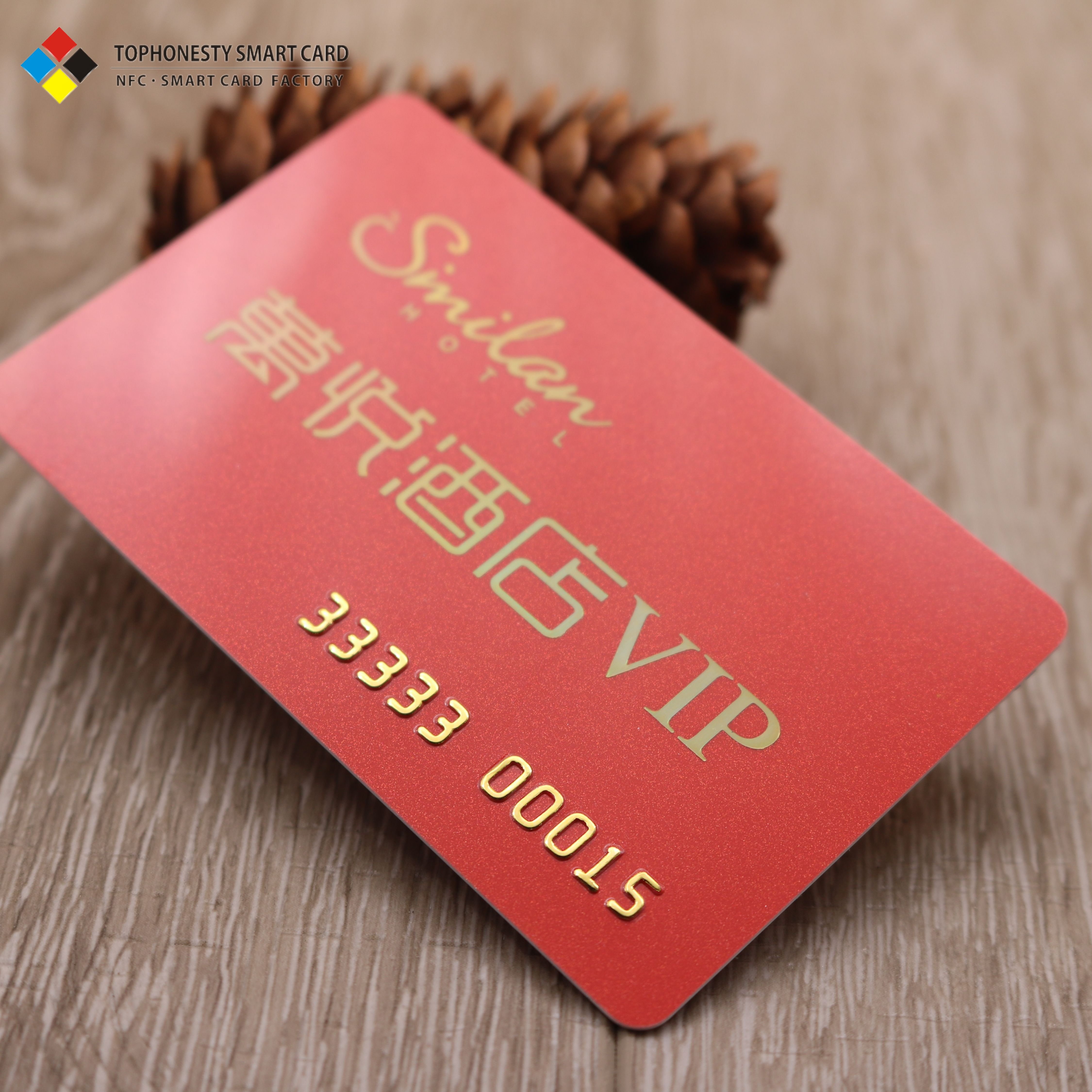 Custom Stainless Steel Smart VIP Membership Cards Blank Customized Printing Gold NFC Chip Metal Business Card