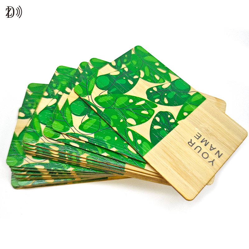 Customized Printing MIFARE Classic EV1 1k 13.56MHz RFID Bamboo Wooden Card