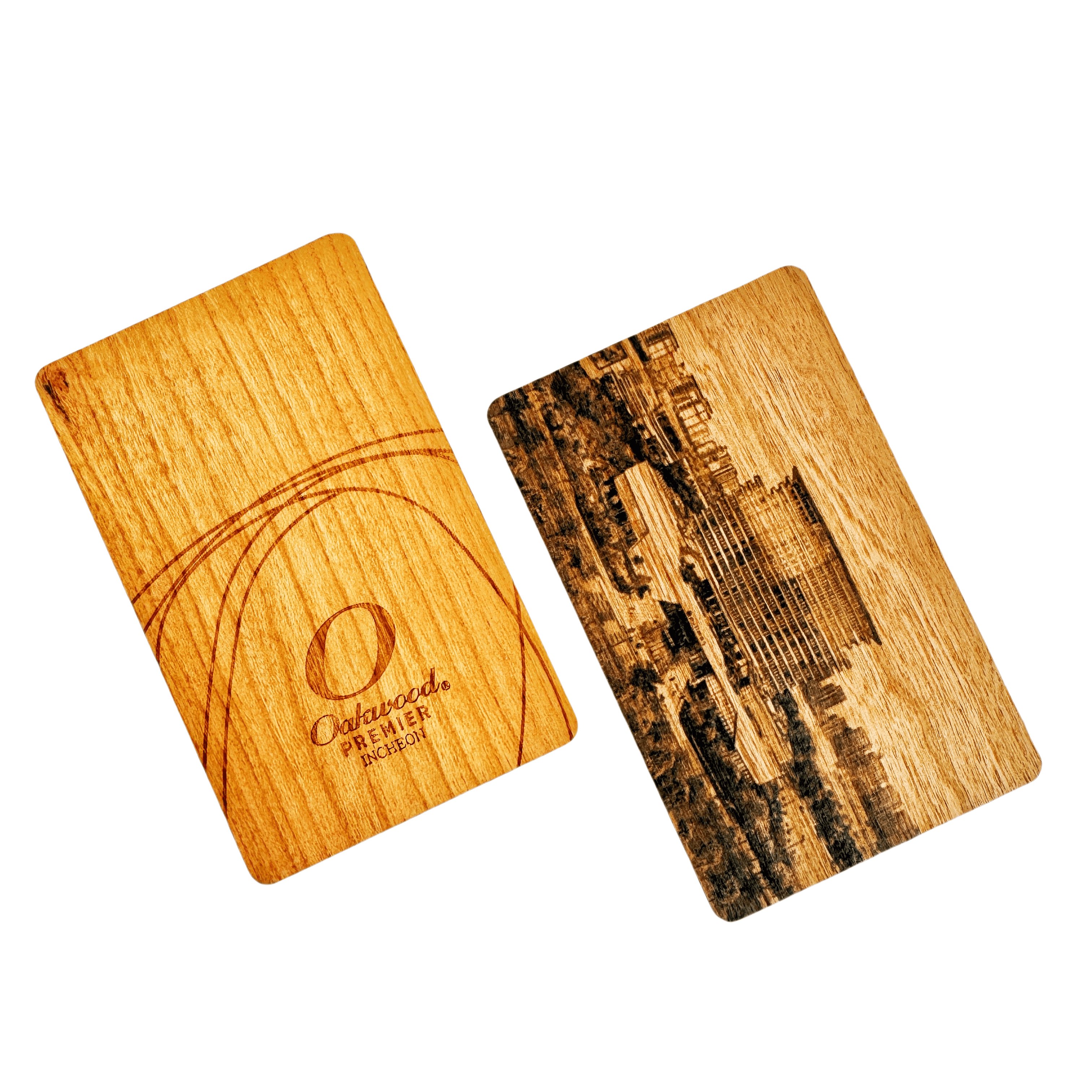 Recyclable Eco-friendly RFID Wooden Hotel Key Card 13.56MHz Programmable RFID NFC Smart Wood Card for Messerschmitt Suretech