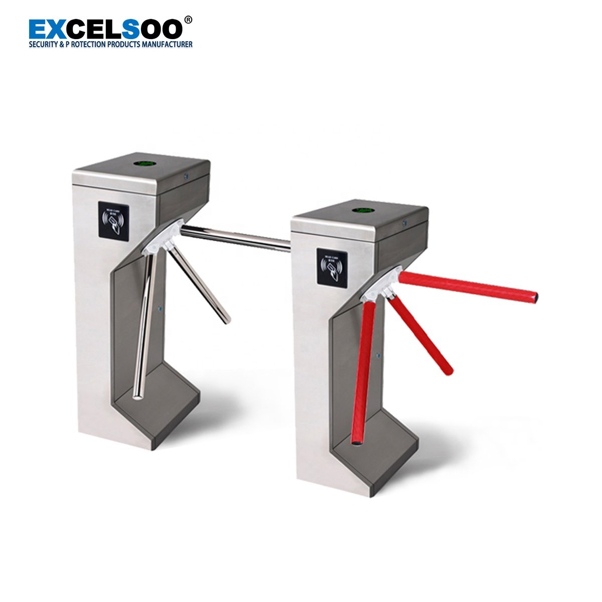 Security Turnstile Door RFID Card Access Control System Turboo Tripod Turnstile