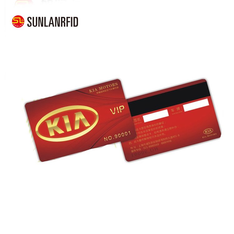 Free Samples Plastic PVC Material NFC Cards with Loco Magnetic Strips