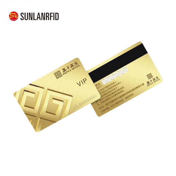 Free Samples Plastic PVC Material NFC Cards with Loco Magnetic Strips