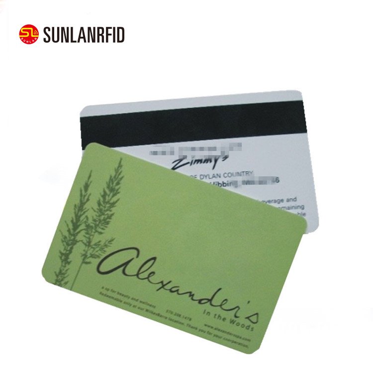 Free Samples Plastic PVC Material NFC Cards with Loco Magnetic Strips
