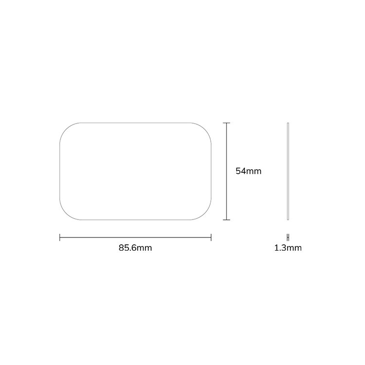 Programmable Paper Card White Customizable Printing Smart Business NFC Cards for Employee Tracking