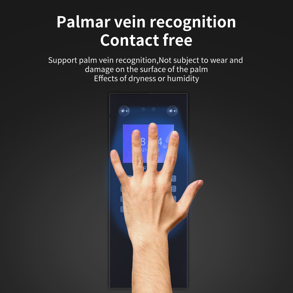 F10-1TKW facial recognition finger print palm vein access controller TCPIP wifi machine