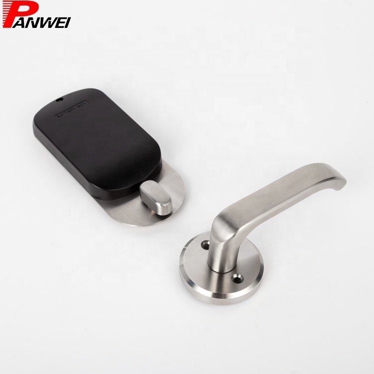 304 stainless steel electric lock hotel key card door lock CCTV access control PMS integrate