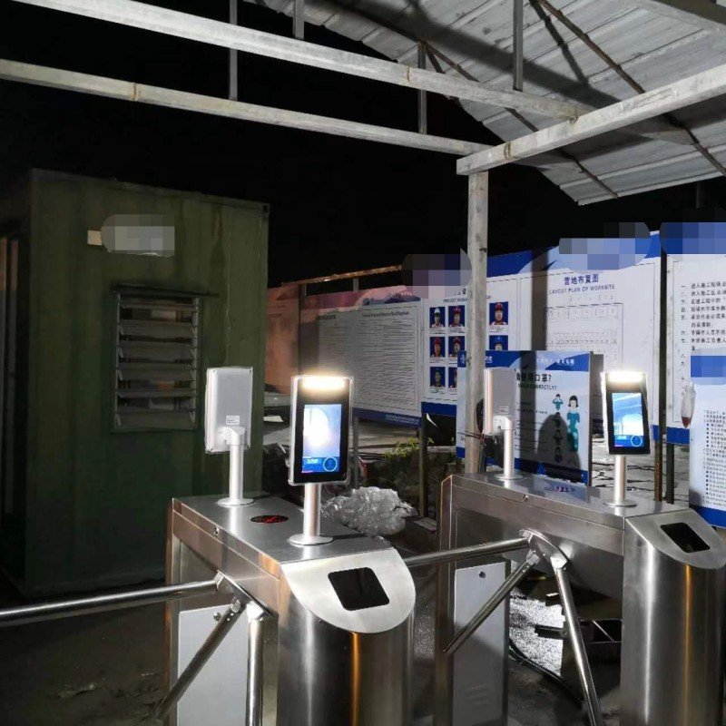 Biometric Gym Access Security Turnstile Face Recognition and Ticket Validation Pedestrian Gate Tripod Turnstiles