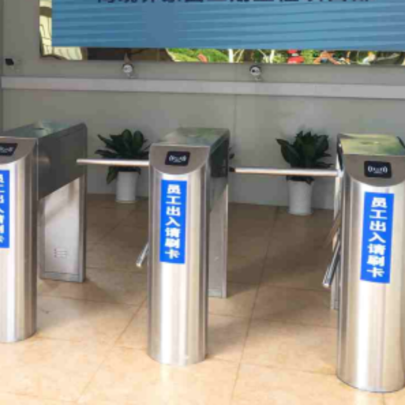 Biometric Gym Access Security Turnstile Face Recognition and Ticket Validation Pedestrian Gate Tripod Turnstiles