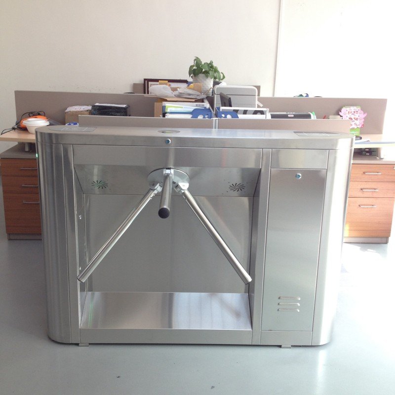 Biometric Gym Access Security Turnstile Face Recognition and Ticket Validation Pedestrian Gate Tripod Turnstiles