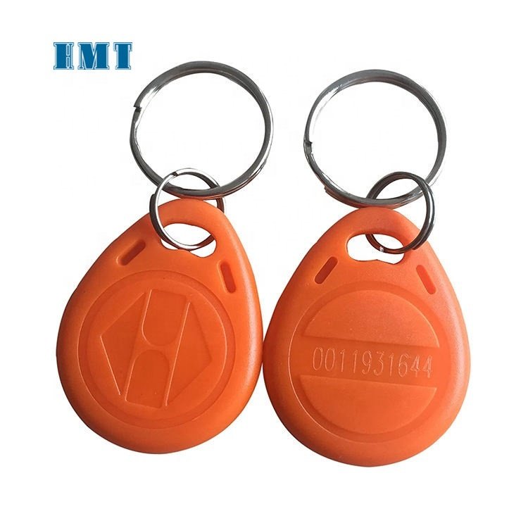 125Khz Proximity TK4100 ABS Keychain Custom Logo Colorful Rfid Key Chain 125khz Keyfob Tag For Access Control