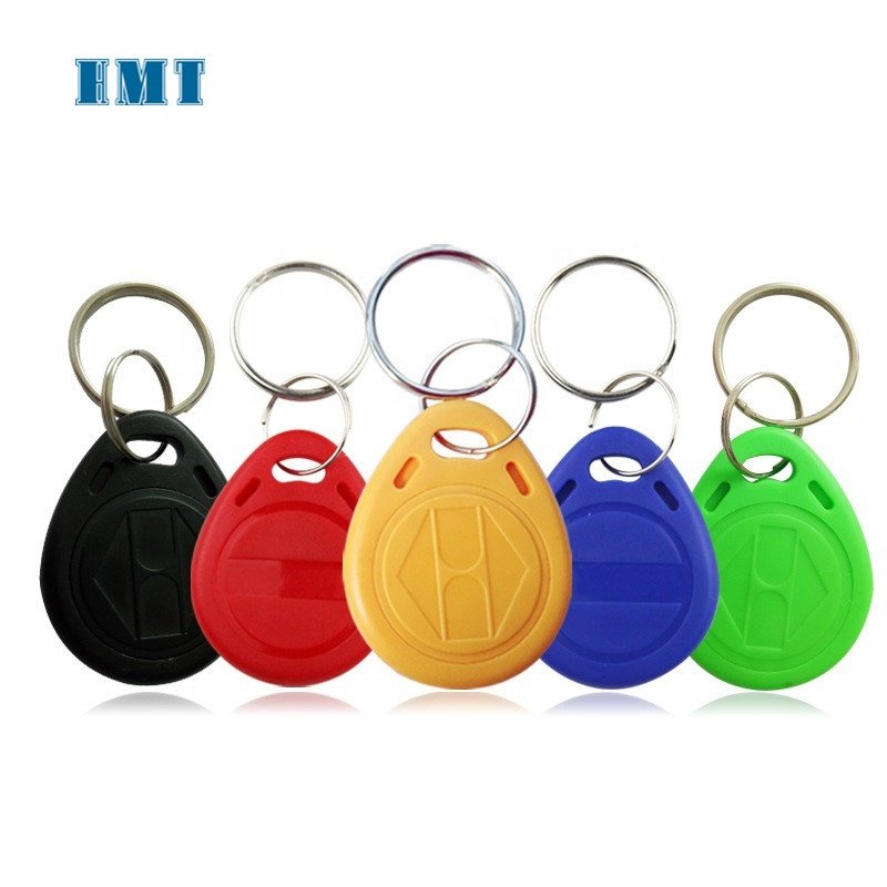 125Khz Proximity TK4100 ABS Keychain Custom Logo Colorful Rfid Key Chain 125khz Keyfob Tag For Access Control