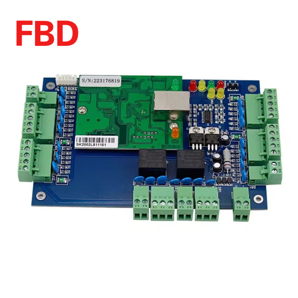 TCP/IP Smart Security Network Multi Doors Lock Controller RFID Card Access Control Board Panel