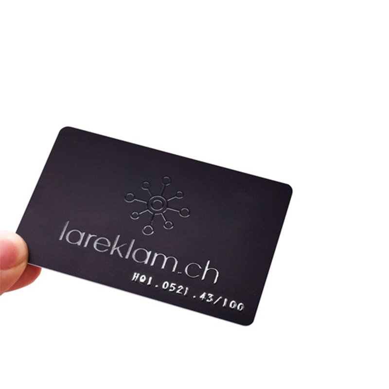Matte Or Gloss Surface NFC RFID Customize High grade NFC Black Card