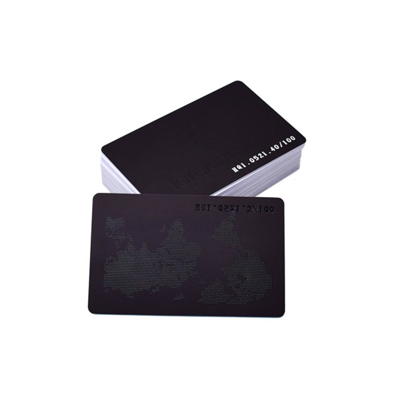 Matte Or Gloss Surface NFC RFID Customize High grade NFC Black Card